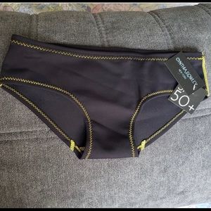 Neoprene Cynthia Rowley black small bikini bottoms